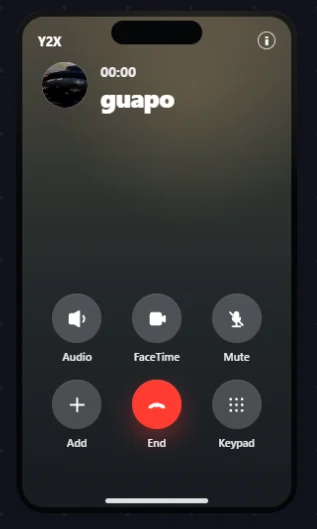 Phone call overlay — image 2