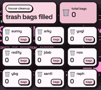 Sunny trash bag counter — image 1