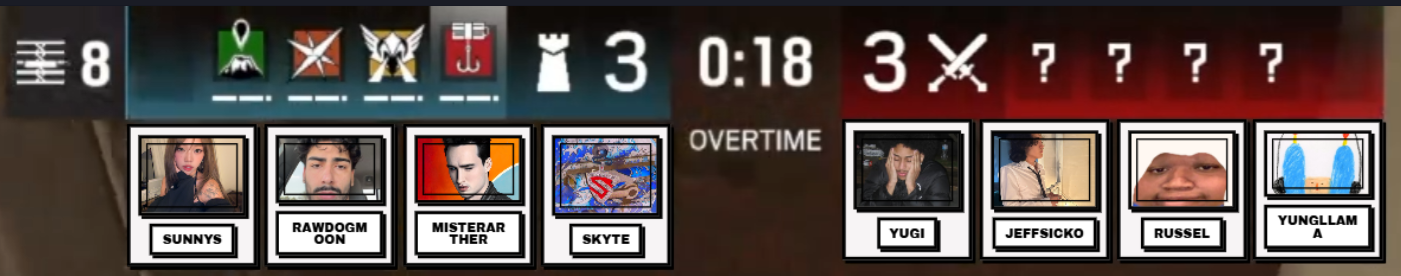 OSCS Rainbow Six tournament overlay — image 1
