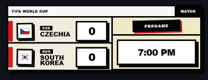 World Cup scoreboards — image 3