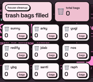 Sunny trash bag counter — image 1